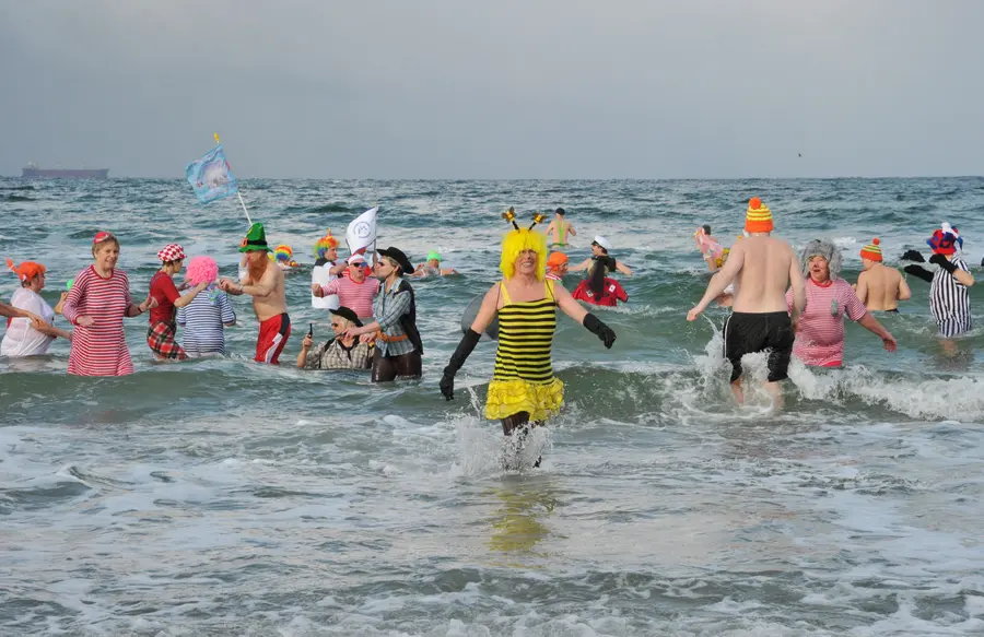 Es ist Eisbadesaison in Mecklenburg-Vorpommern.