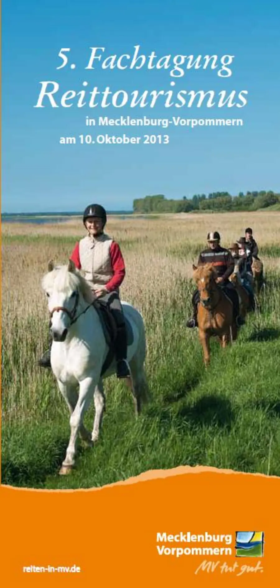 Flyer zur 5. Fachtagung Reittourismus (TMV)