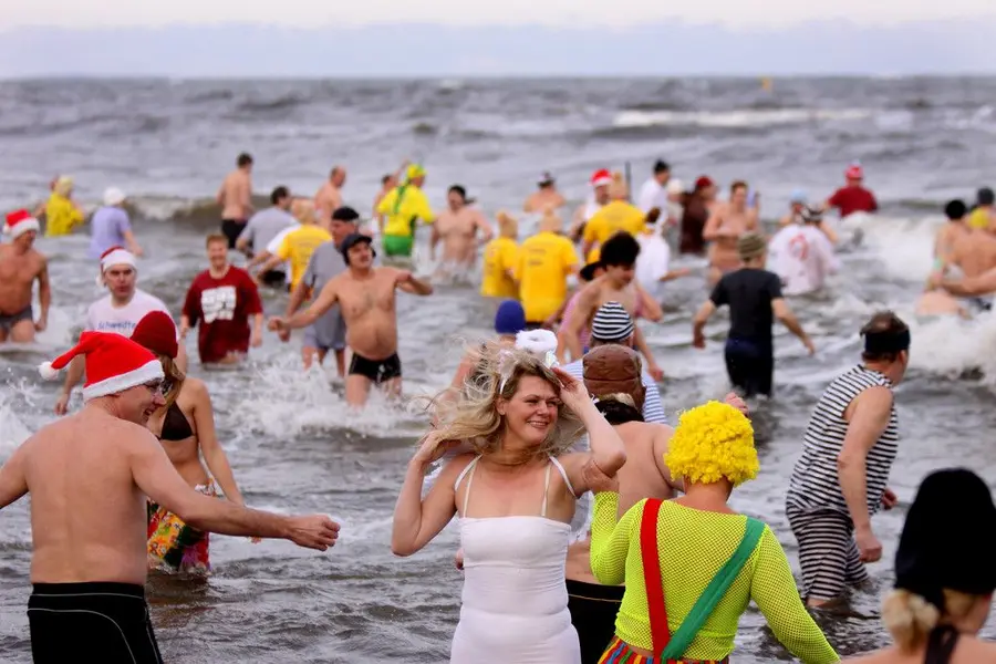 Eisbaden auf Usedom Eisbaden auf Usedom