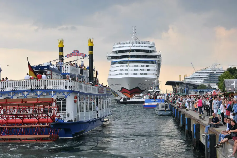 Port-Party in Warnemünde