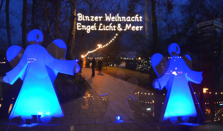 Binzer Weihnachtsmarkt "Engel, Licht und Meer"