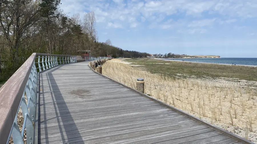 Die neue Dünenpromenade im Ostseebad Boltenhagen