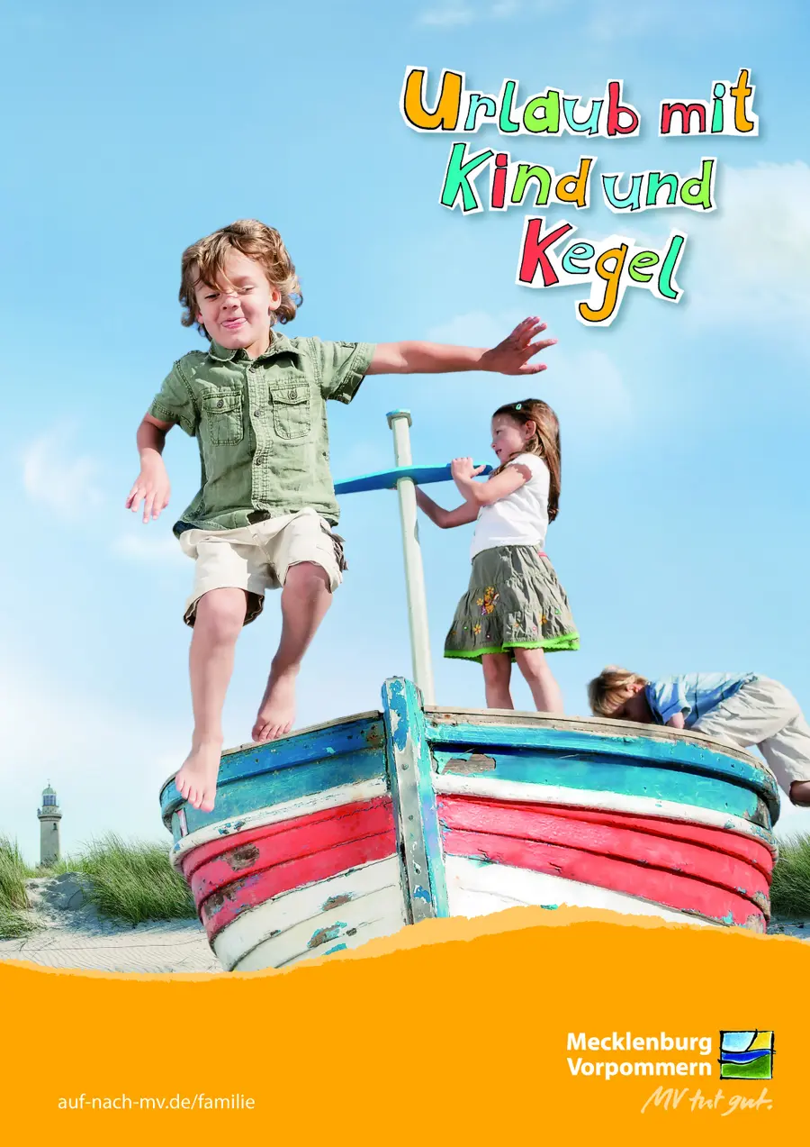 Neue Familienbroschüre "Urlaub mit Kind und Kegel", Repro: TMV/ Werk 3