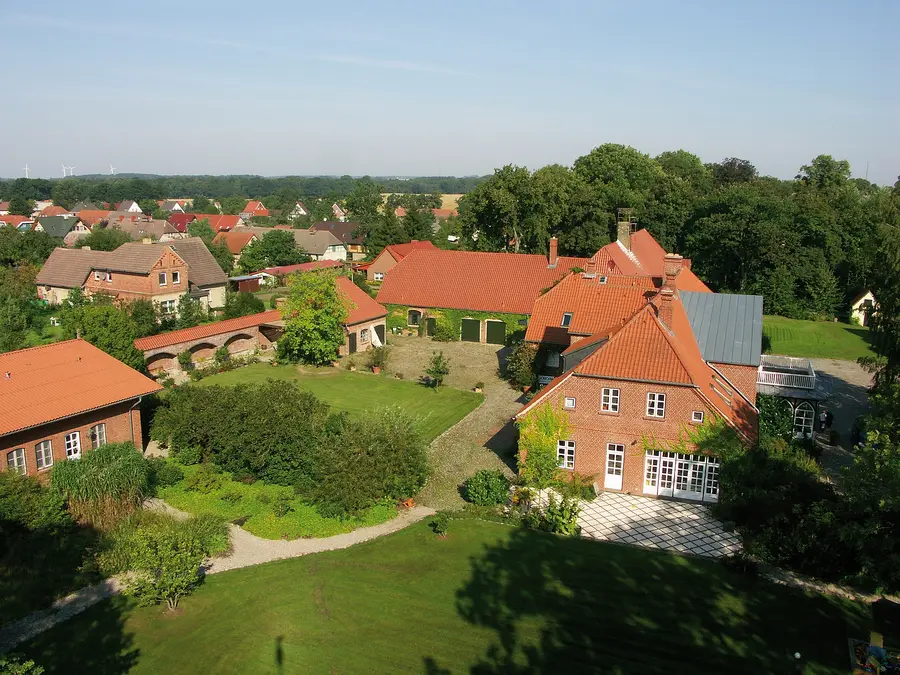 Gut Grambow aus der Vogelperspektive