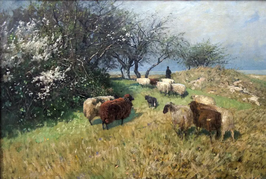 Fritz Grebe: "Blick nach Ahrenshoop"