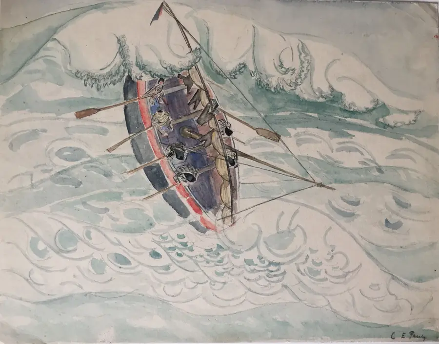 Charlotte E. Pauly: Kämpfendes Boot, 1931
