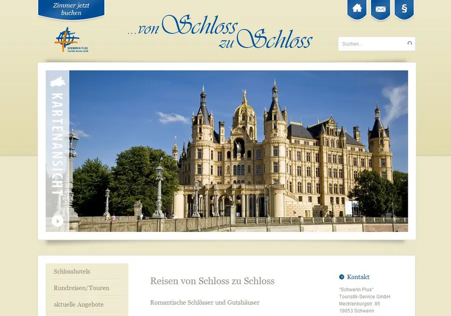 Screenshot www.von-schloss-zu-schloss.de