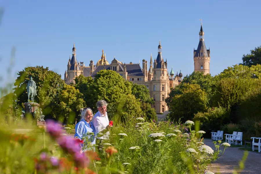 Die Region Mecklenburg-Schwerin hat eine Vielzahl von Gärten und Parks zu bieten. 