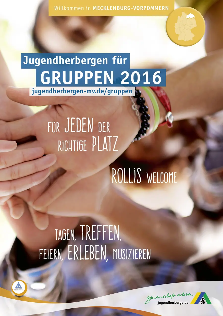 Der neue Gruppenreisekatalog der Jugendherbergen