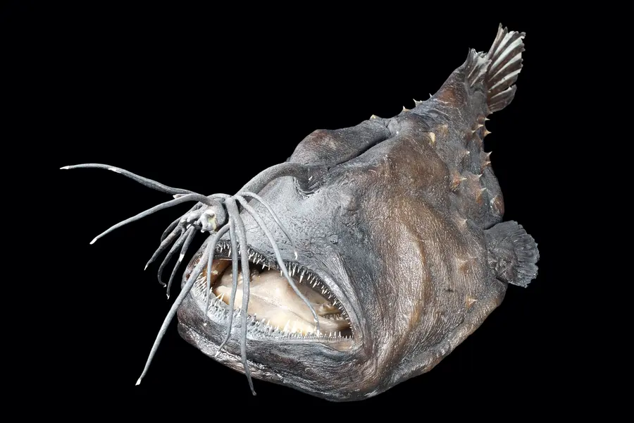 Das Präparat eines Anglerfisches für das Themenjahr 2015 „Expedition Tiefsee“. (© Deutsches Meeresmuseum / J.-M. Schlorke)