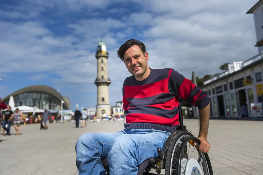 Urlauber in Warnemünde