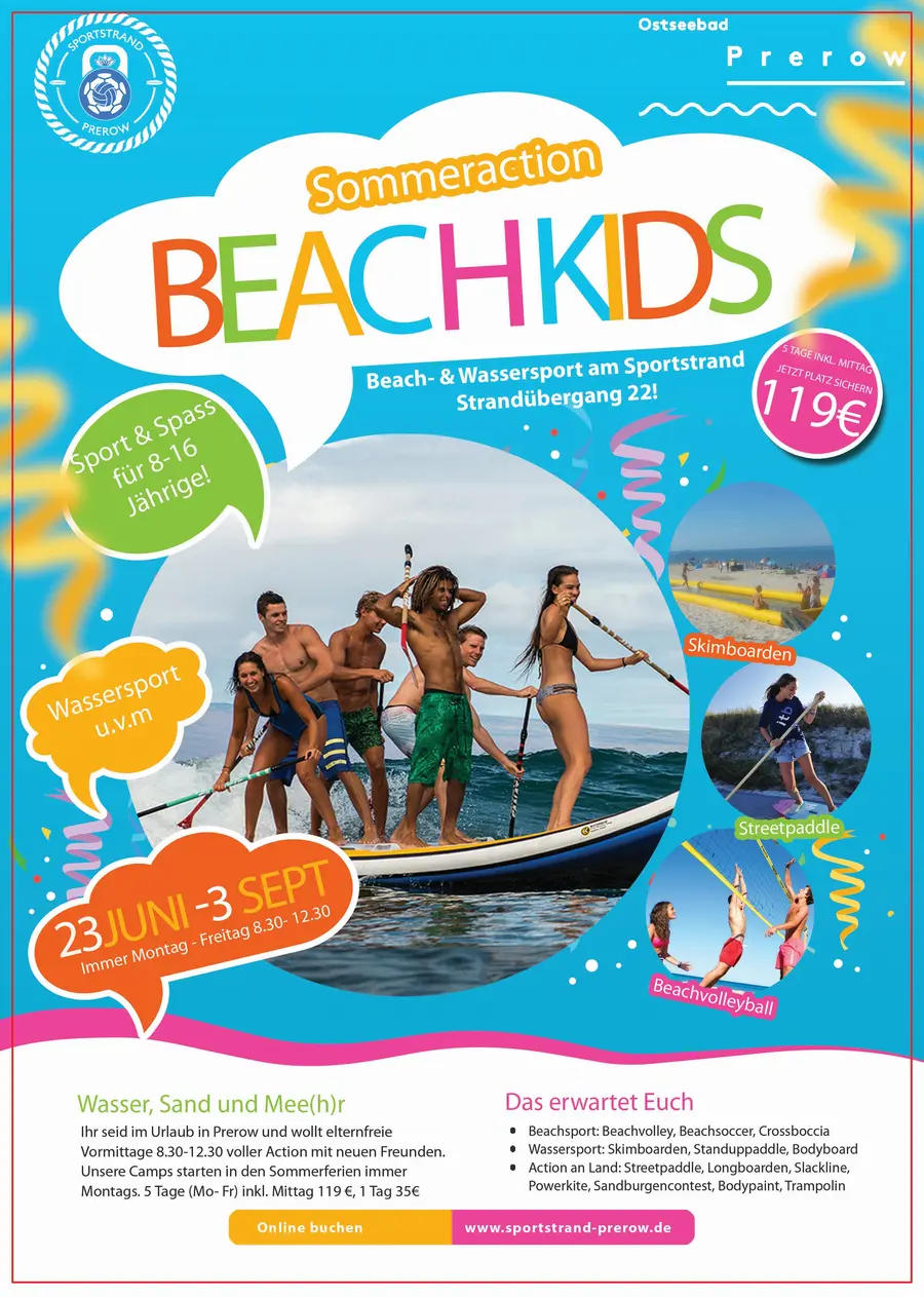 Neu: Sportstrand in Prerow