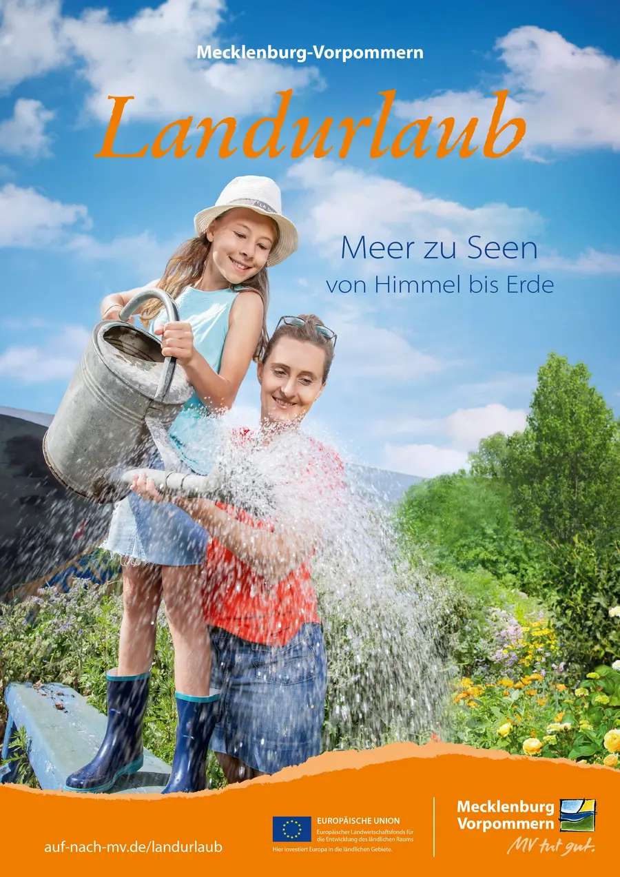 Titel des neuen Kataloges „Landurlaub Mecklenburg-Vorpommern“