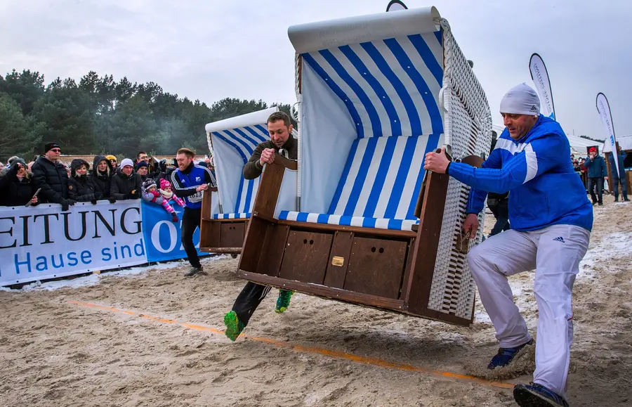 Weltmeisterschaft im Strandkorbsprint