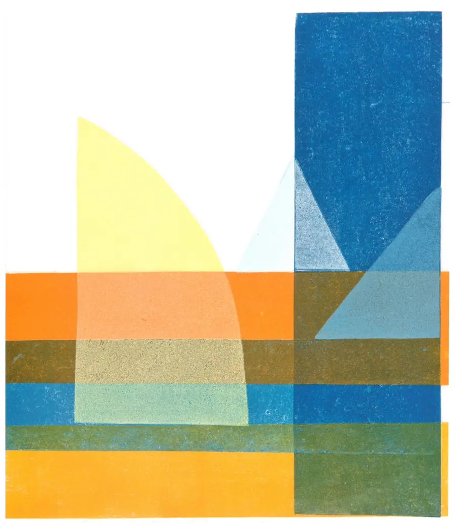 Unikat aus der Serie „Segel und Meer” von Anne Sewcz, Wettbewerb 2012, Repro: TMV