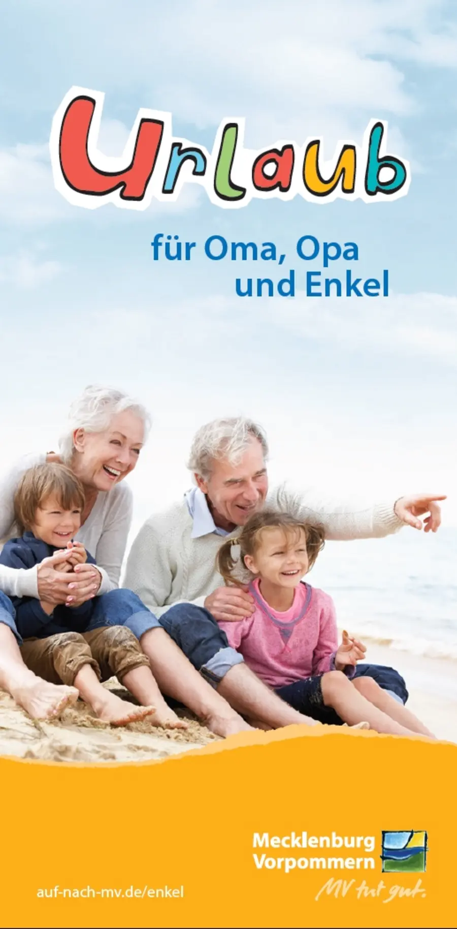 Neues Faltblatt des TMV mit Angeboten für Oma, Opa und Enkel (Repro: iStock/bowdenimages/WERK3)