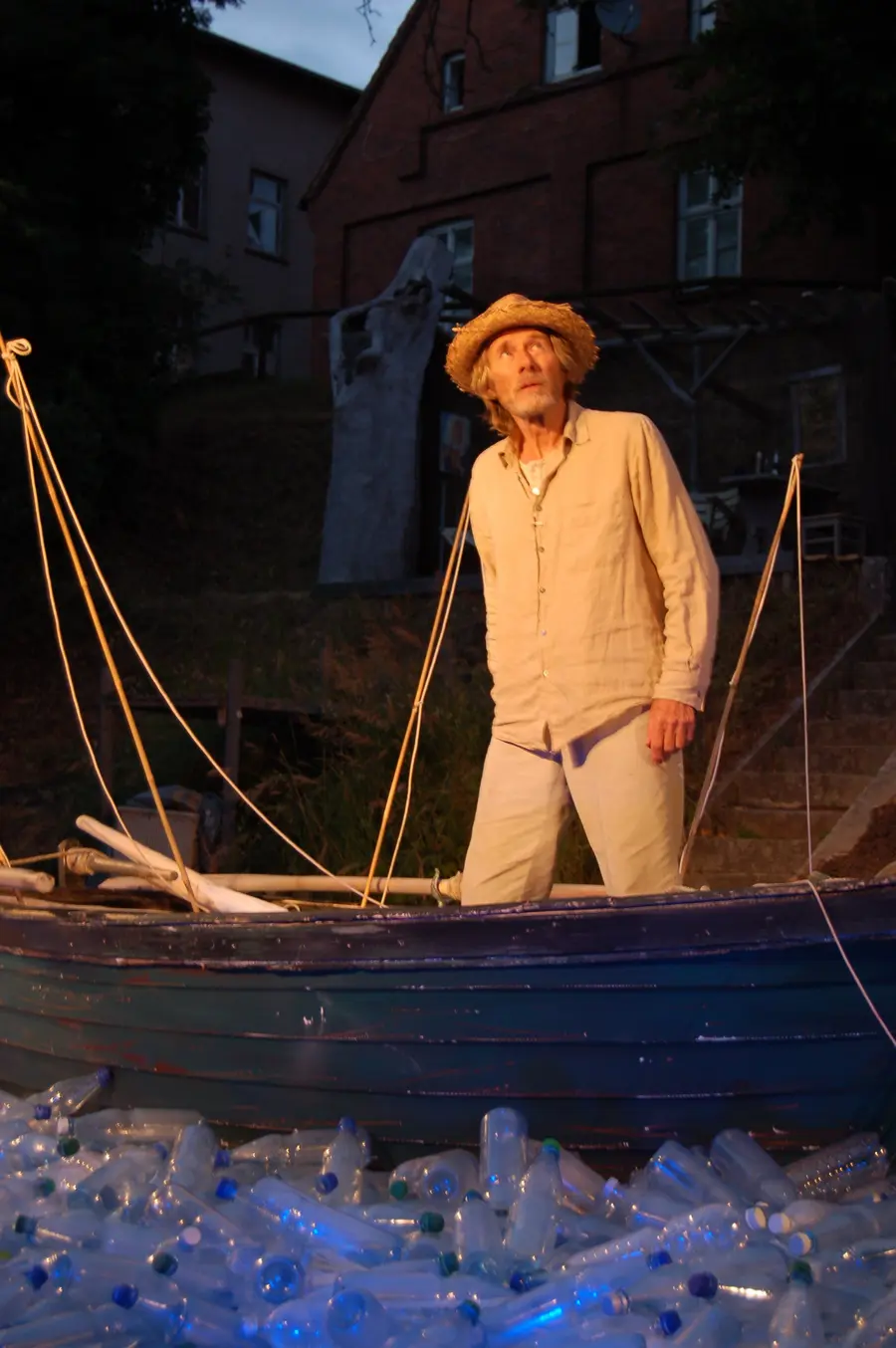 Horst Janson in "Der alte Mann und das Meer" (Tim Zecher/Die Tonabnehmer)