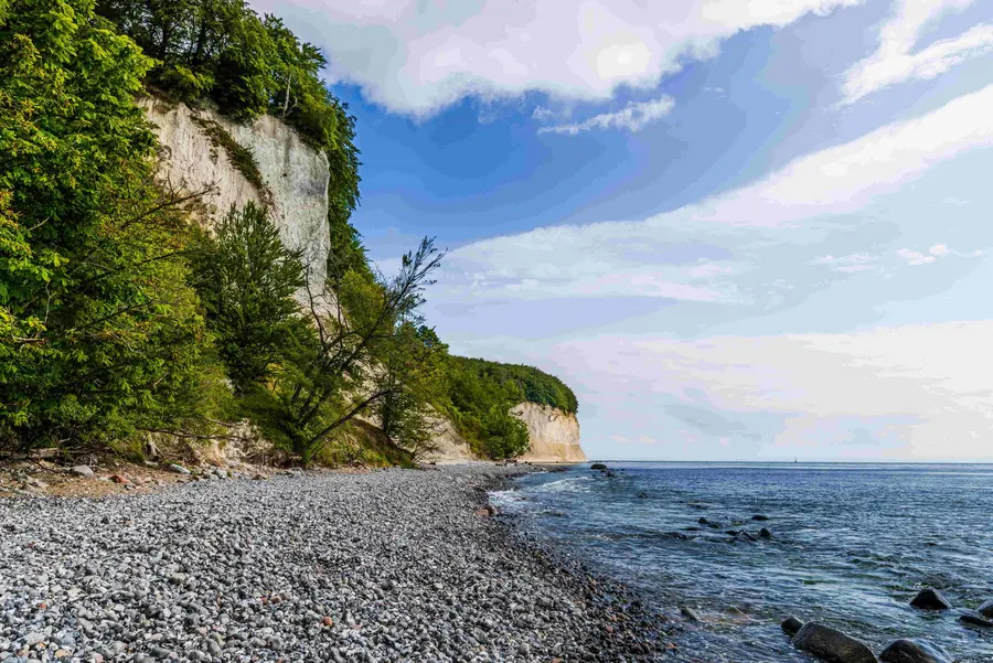 Die Steilküste der Urlaubsinsel Rügen Die Steilküste der Urlaubsinsel Rügen