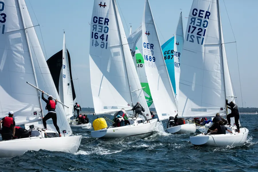 Während der Warnemünder Woche werden Weltmeister gemacht.