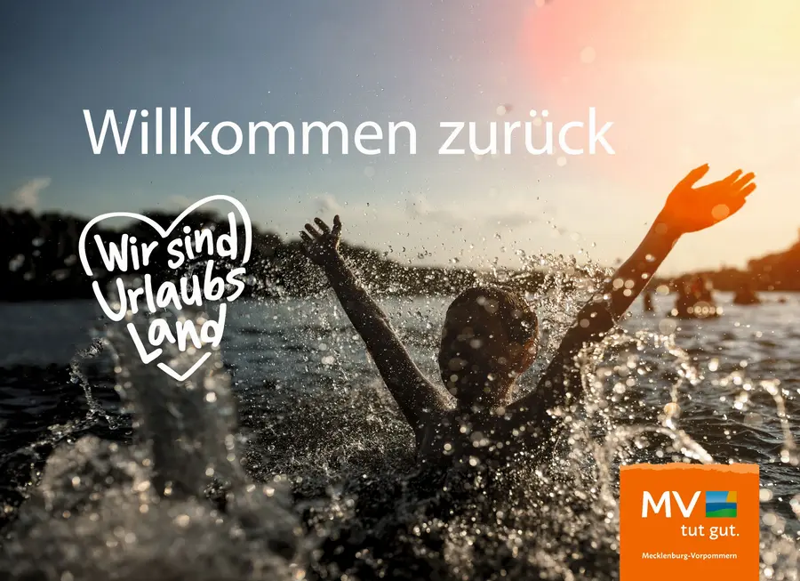 Kampagnenmotiv „Willkommen zurück" Kampagnenmotiv „Willkommen zurück"