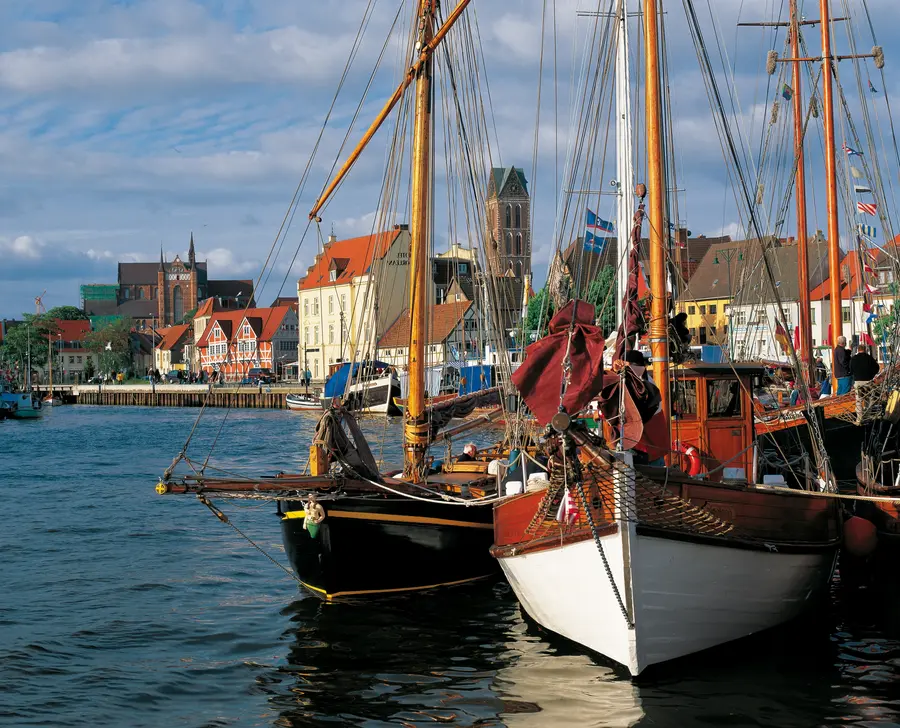 Alter Hafen in Wismar