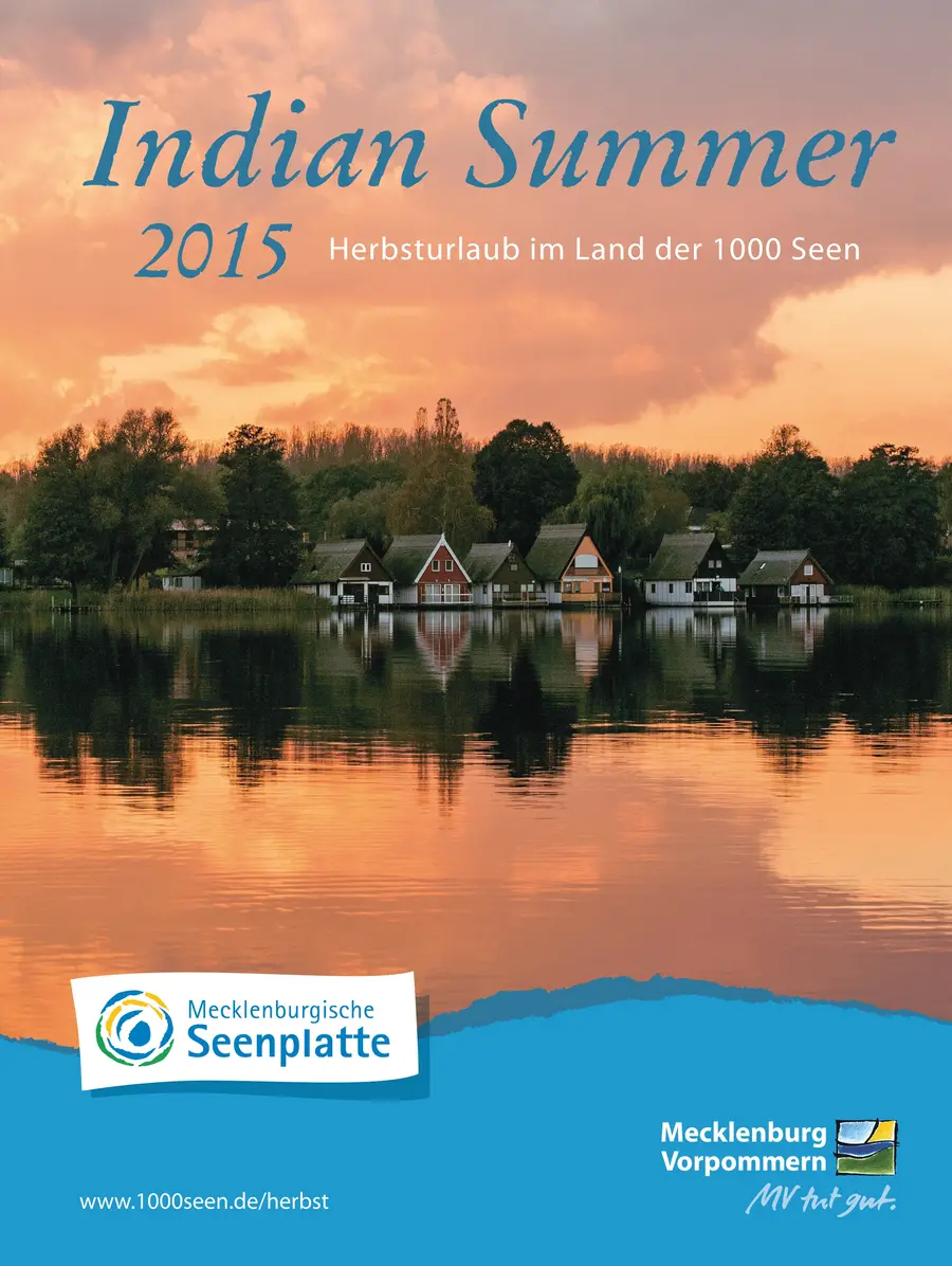 Die neue Herbstbroschüre für die Mecklenburgische Seenplatte; Die neue Herbstbroschüre für die Mecklenburgische Seenplatte;