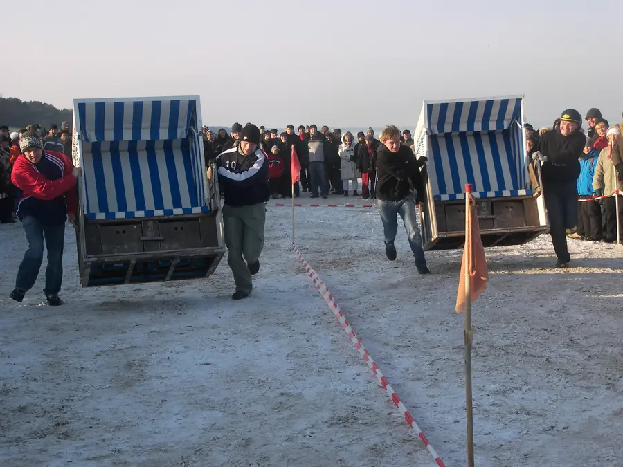 Winterstrandkorbfest auf Usedom