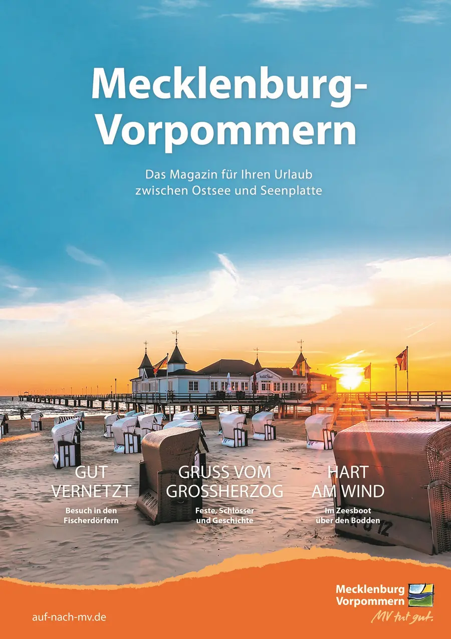 Neu: Urlaubsmagazin Mecklenburg-Vorpommern 2017 (Foto: TMV/Bleyer) Neu: Urlaubsmagazin Mecklenburg-Vorpommern 2017 (Foto: TMV/Bleyer)