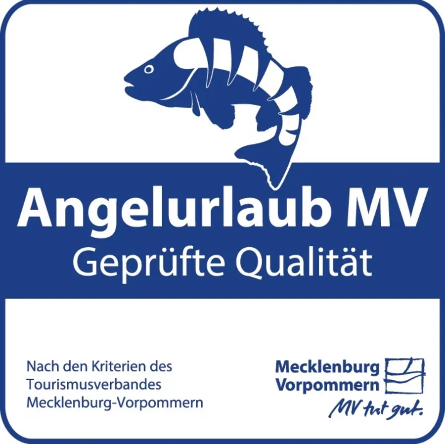 Logo "Angelurlaub MV - Geprüfte Qualität"/ TMV