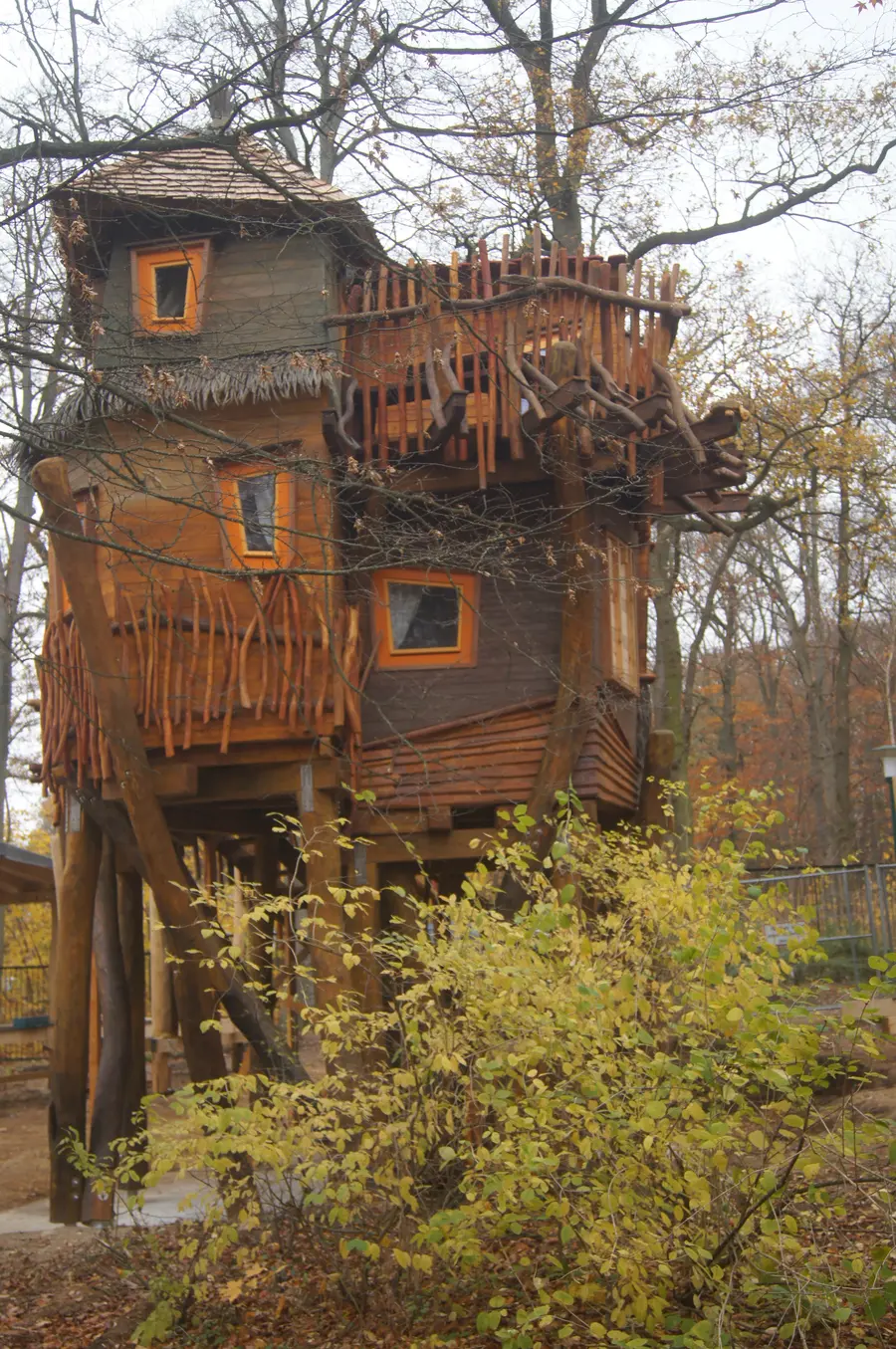 Das neue Baumhaus im Schweriner Zoo