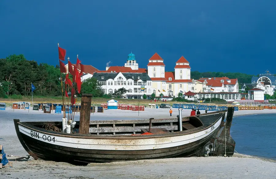Das Ziel der langen Fahrt: Das Ostseebad Binz Das Ziel der langen Fahrt: Das Ostseebad Binz