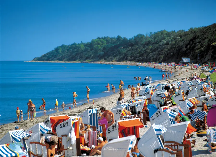 Strandkorbgewimmel an der Ostsee (Foto: TMV/Neumann)