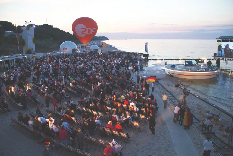 ZDF-Fußballstrand in Heringsdorf