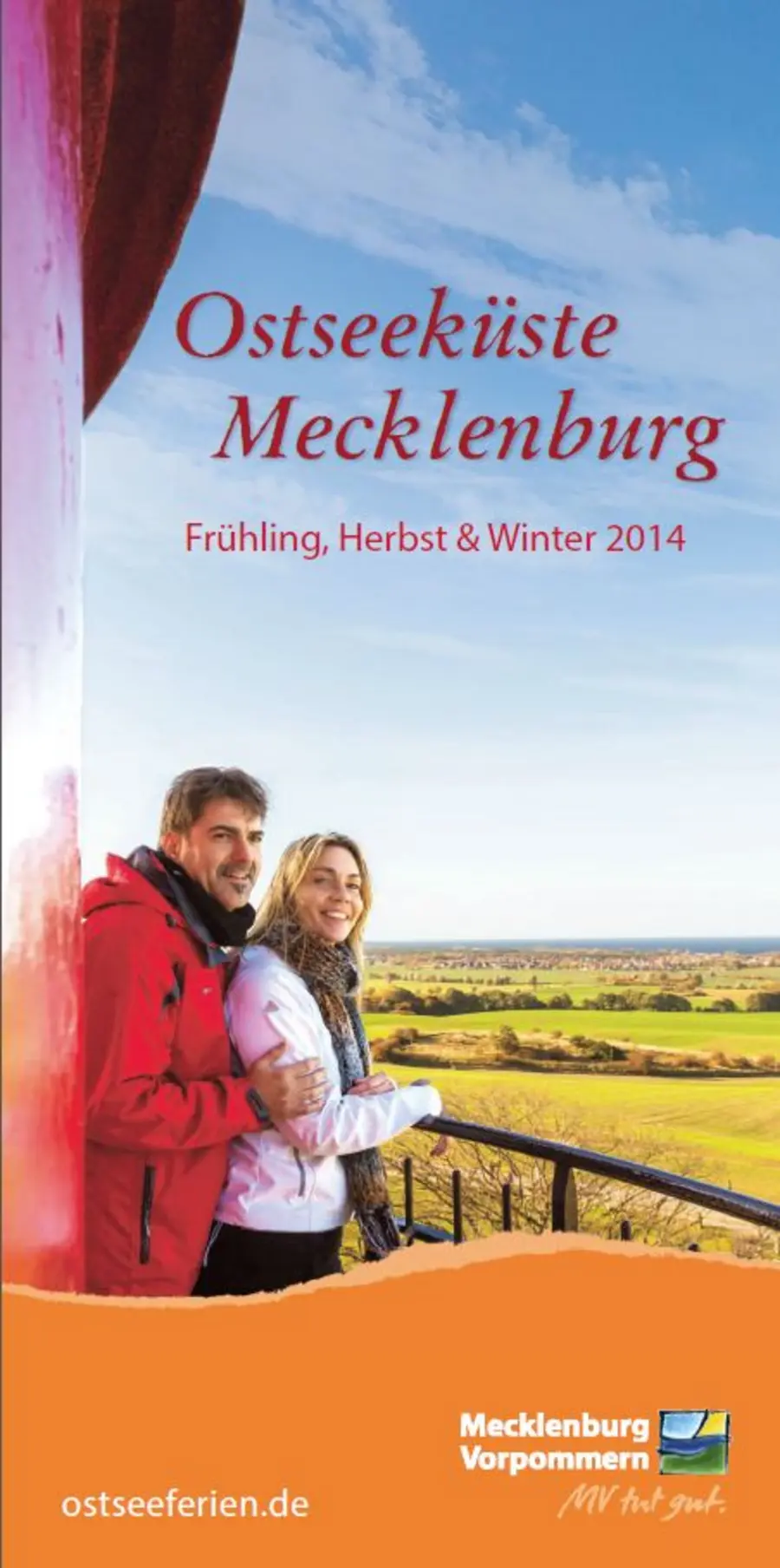 Cover Broschüre "Ostseeküste Mecklenburg - Frühling, Herbst und Winter 2014"