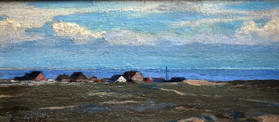 Wird bei der Kunstauktion auf dem Darß versteigert: Bild "Hiddensee" von Elisabeth Büchsel