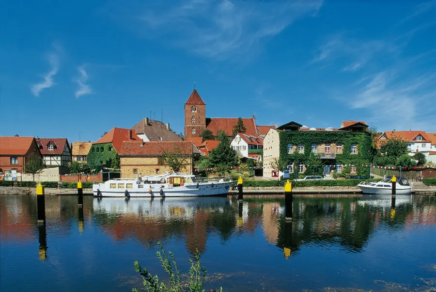 Blick auf Plau am See