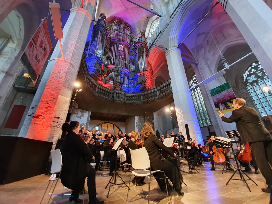 Im Rahmen der dritten Stralsunder Orgeltage werden unter anderem Konzerte gespielt. Im Rahmen der dritten Stralsunder Orgeltage werden unter anderem Konzerte gespielt.