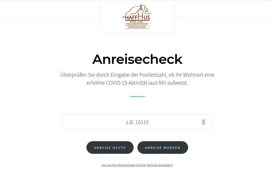Anreise-Check der Hotel- und Ferienanlage Haffhus