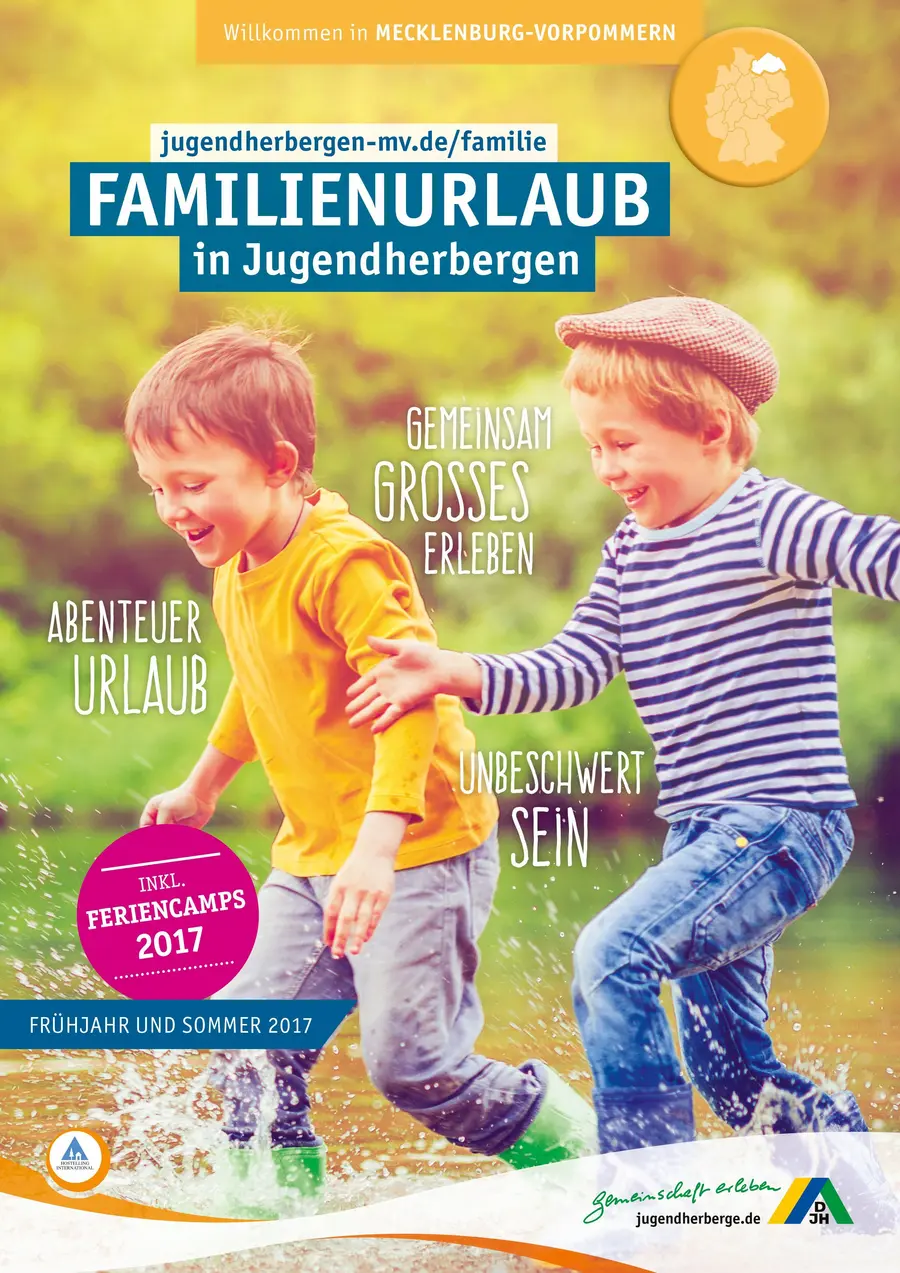 Cover Familienurlaub in Jugendherbergen Cover Familienurlaub in Jugendherbergen