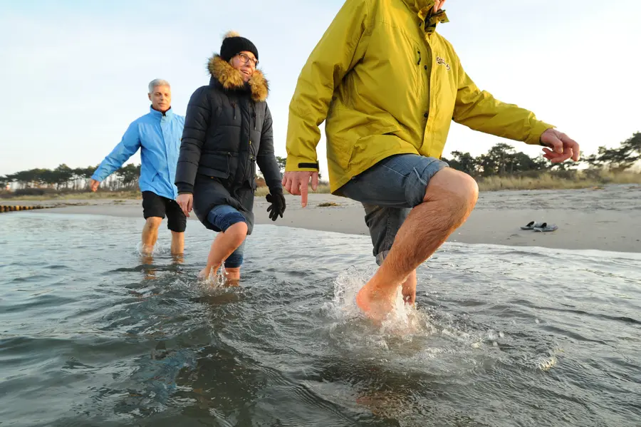 Kneipp-Anwendungen in der Ostsee