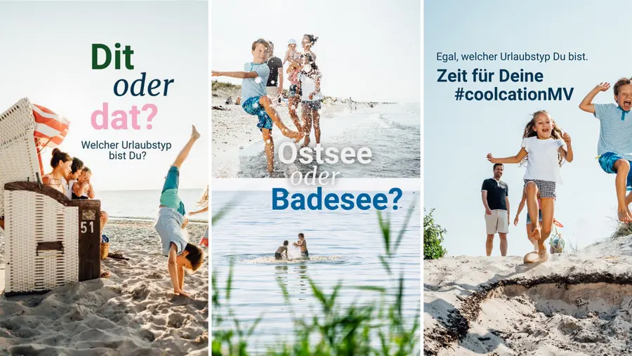 Herzstück der Online-Kampagne sind Anzeigen mit erfrischenden Motiven, die auf die Angebotsvielfalt im Urlaubsland hinweisen sollen. Herzstück der Online-Kampagne sind Anzeigen mit erfrischenden Motiven, die auf die Angebotsvielfalt im Urlaubsland hinweisen sollen.