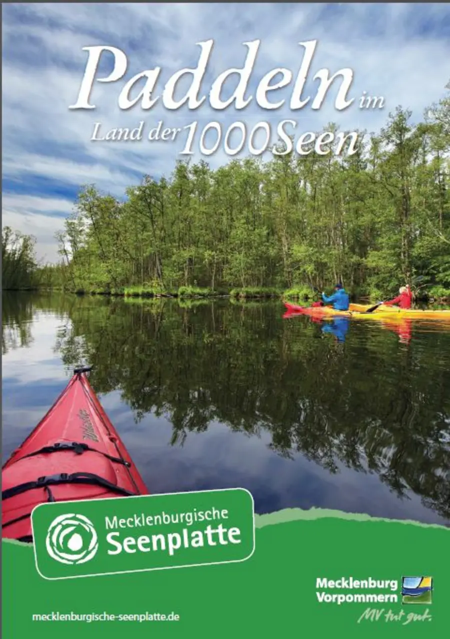 Die neue Paddelbroschüre für die Mecklenburgische Seenplatte ist da.