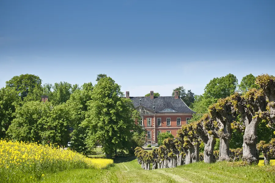 Blick auf Schloss Bothmer