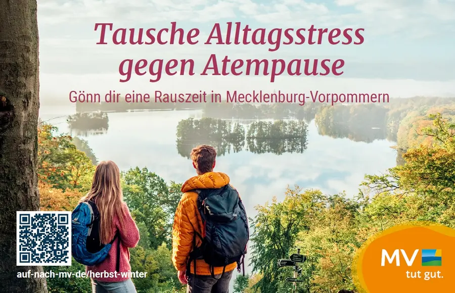 Eines der Motive, mit denen der Landestourismusverband für Herbsturlaub in Mecklenburg-Vorpommern wirbt. Eines der Motive, mit denen der Landestourismusverband für Herbsturlaub in Mecklenburg-Vorpommern wirbt.