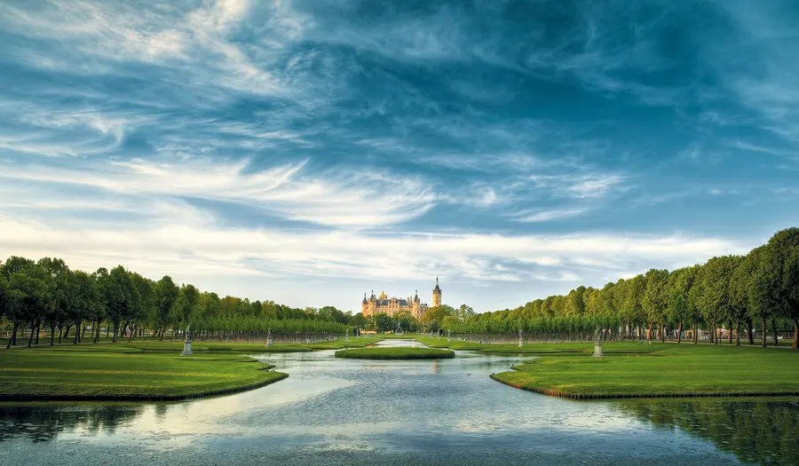 Eines der Fotomotive: das Schweriner Schloss Eines der Fotomotive: das Schweriner Schloss