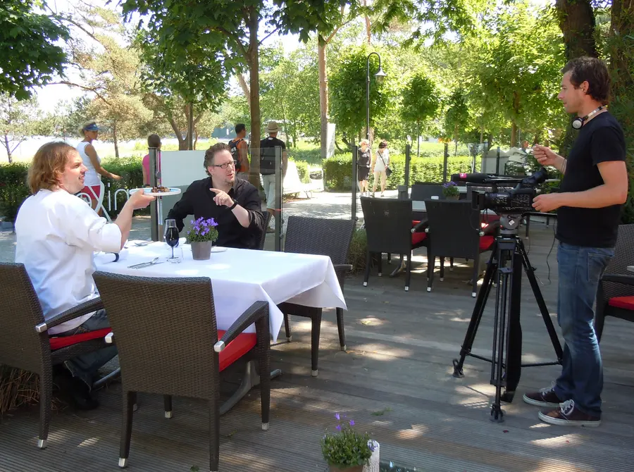 Österreichisches Fernsehteam auf Rügen (Foto: TZR)
