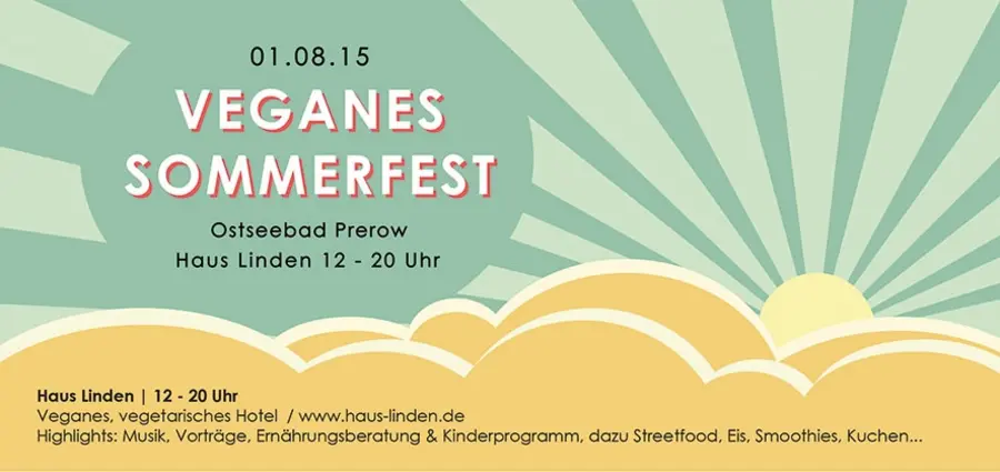 1. Veganes Sommerfest in Prerow